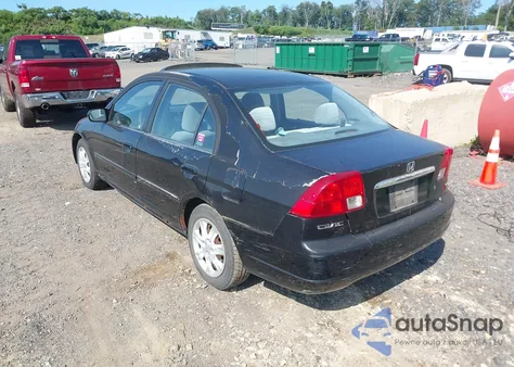 2003 Honda Civic Ex z USA, uszkodzony, nr VIN 2HGES267X3H505867